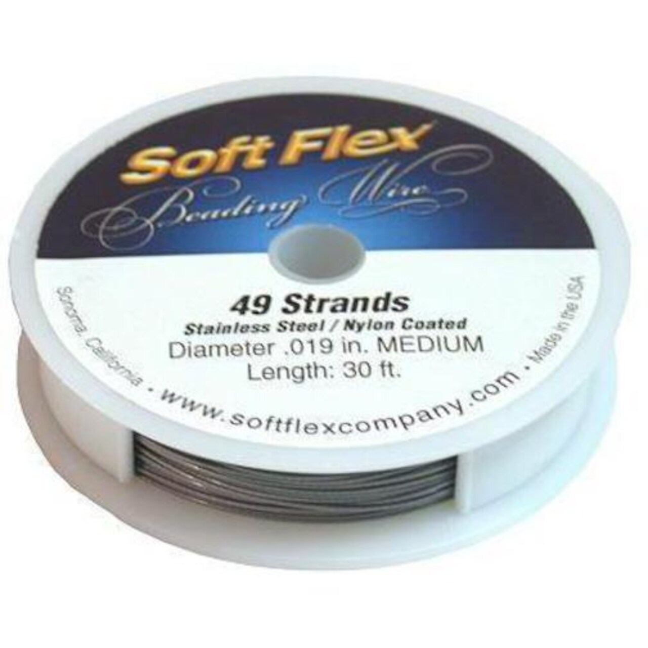 Soft Flex Beading Wire 49 Strand 30 ft. .019
